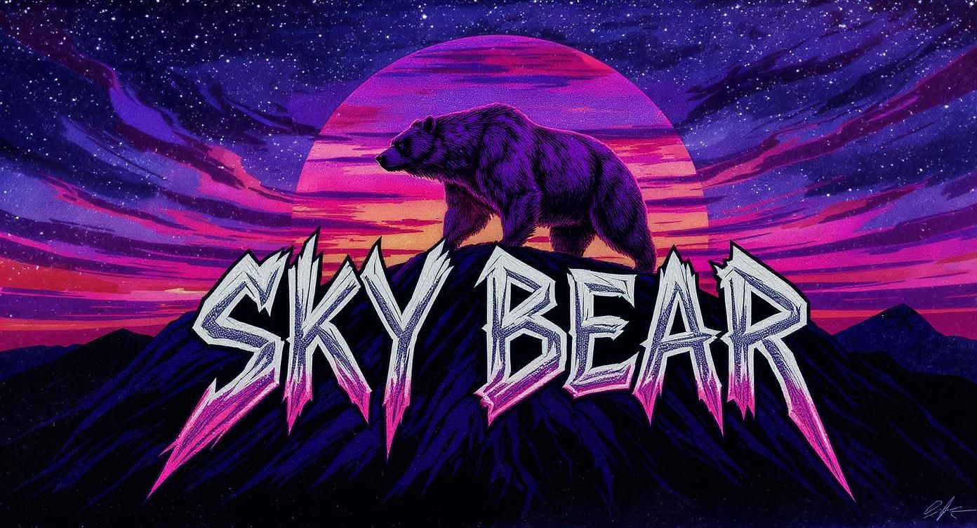 SKY BEAR Sticker Set