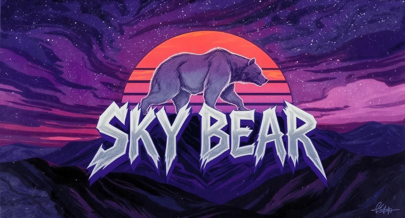 SKY BEAR Sticker Set