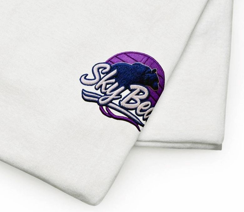 100% USA Cotton Tees with 3D SKY BEAR Front Logo
