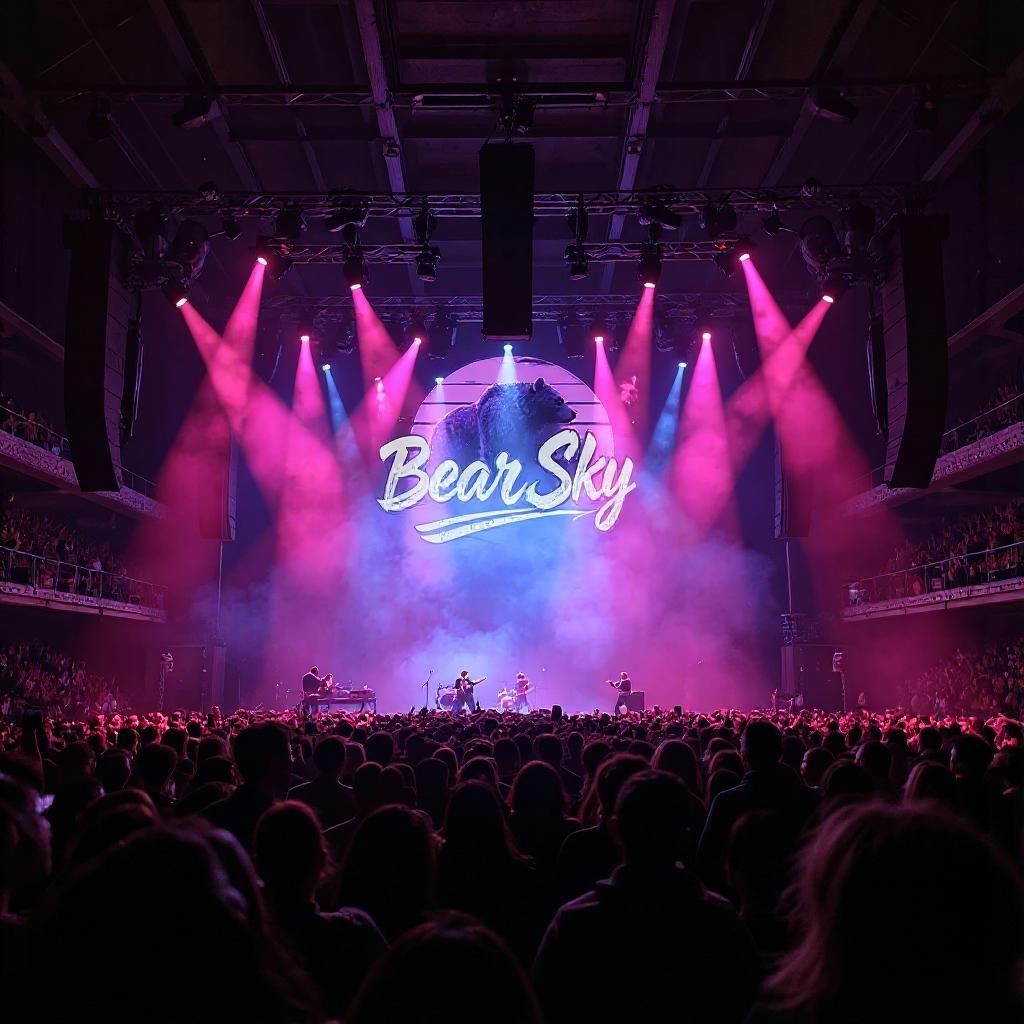 SKY BEAR Wall Poster
